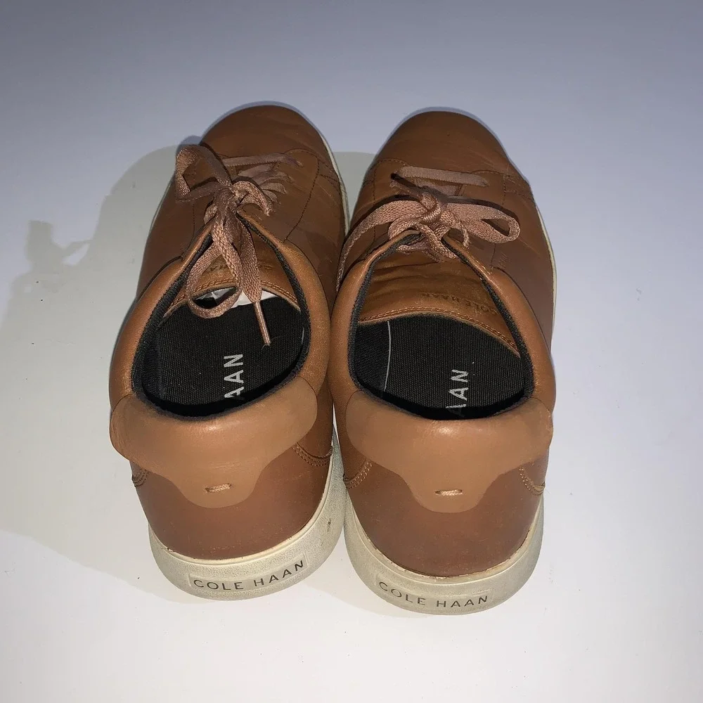 Cole Haan Shoes Mens 11.5 Wide Nantucket 2.0 Brown Lace Up Sneaker C33821